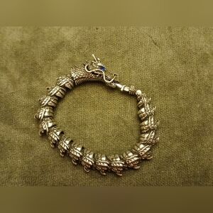 Silver Dragon Bracelet